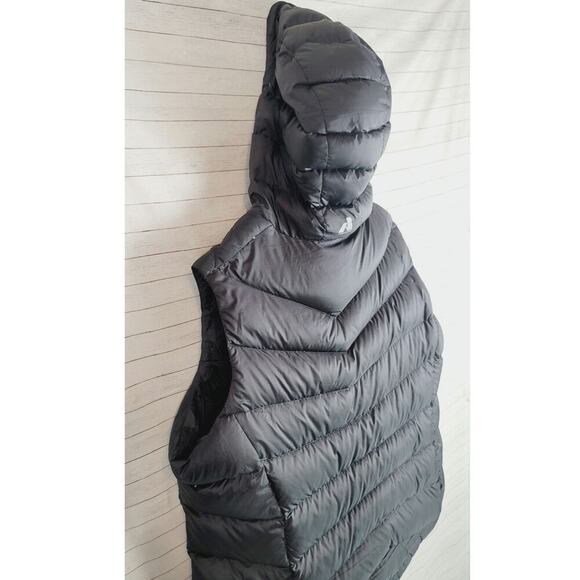 EDDIE BAUER 800 GOOSE DOWN FILLED VEST IN BLACK, SZ 2XL - Picture 9 of 15